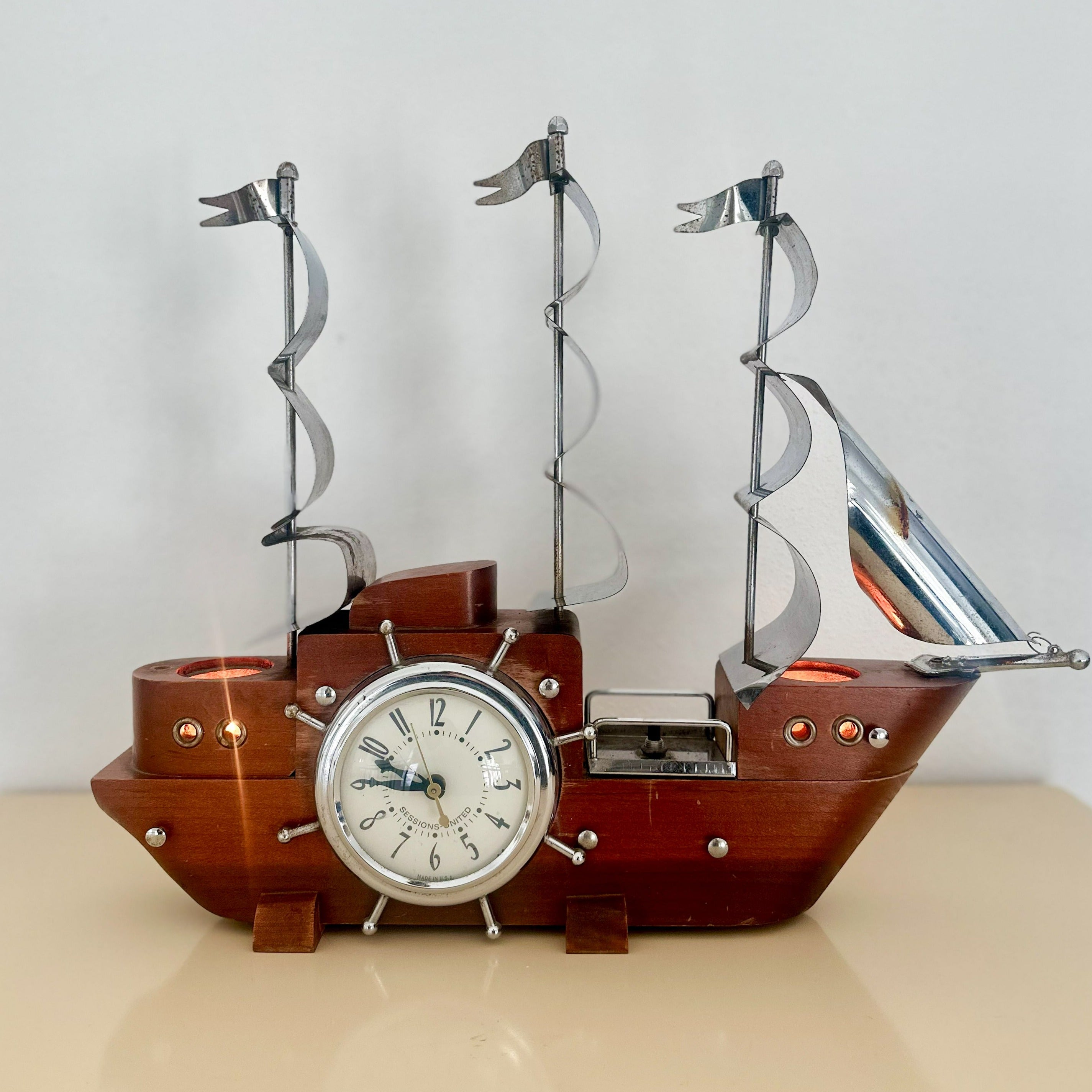 1960's Sessions-United Boat Clock