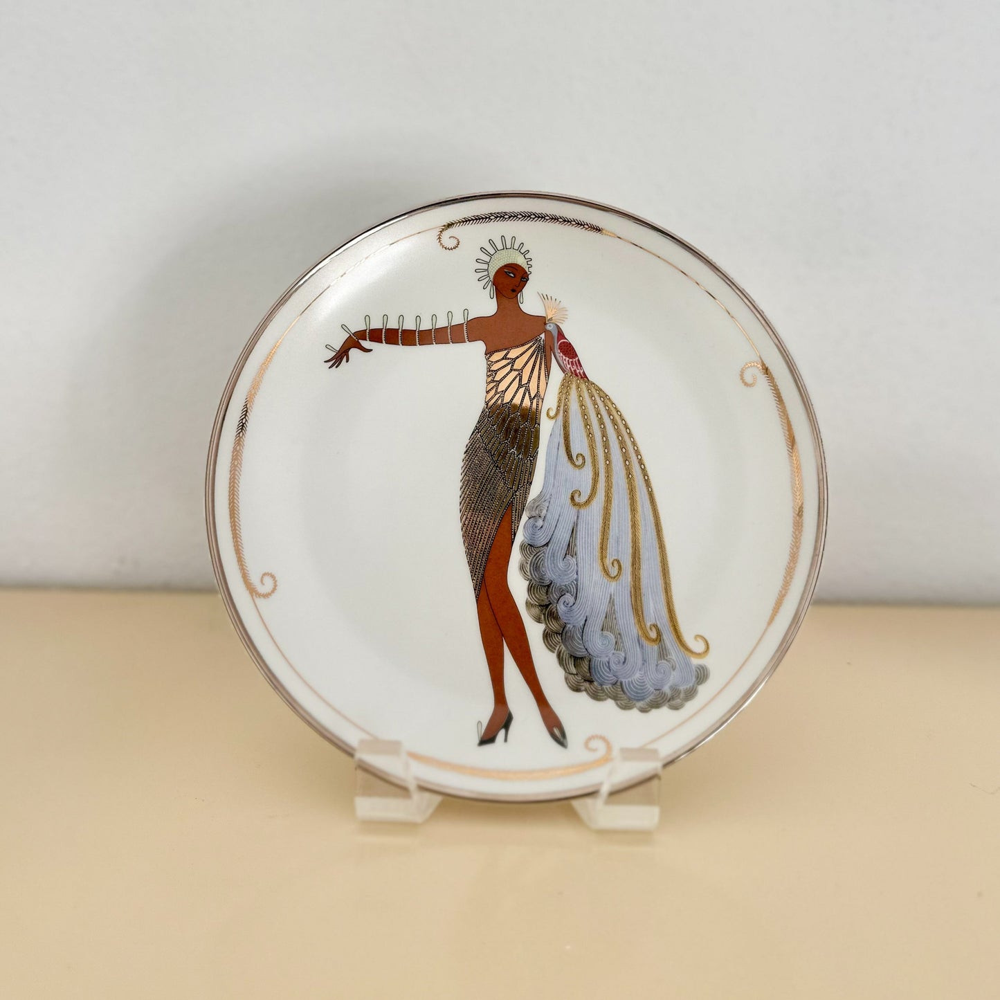 1990s Diva II Decorative Plate by House of Ertè