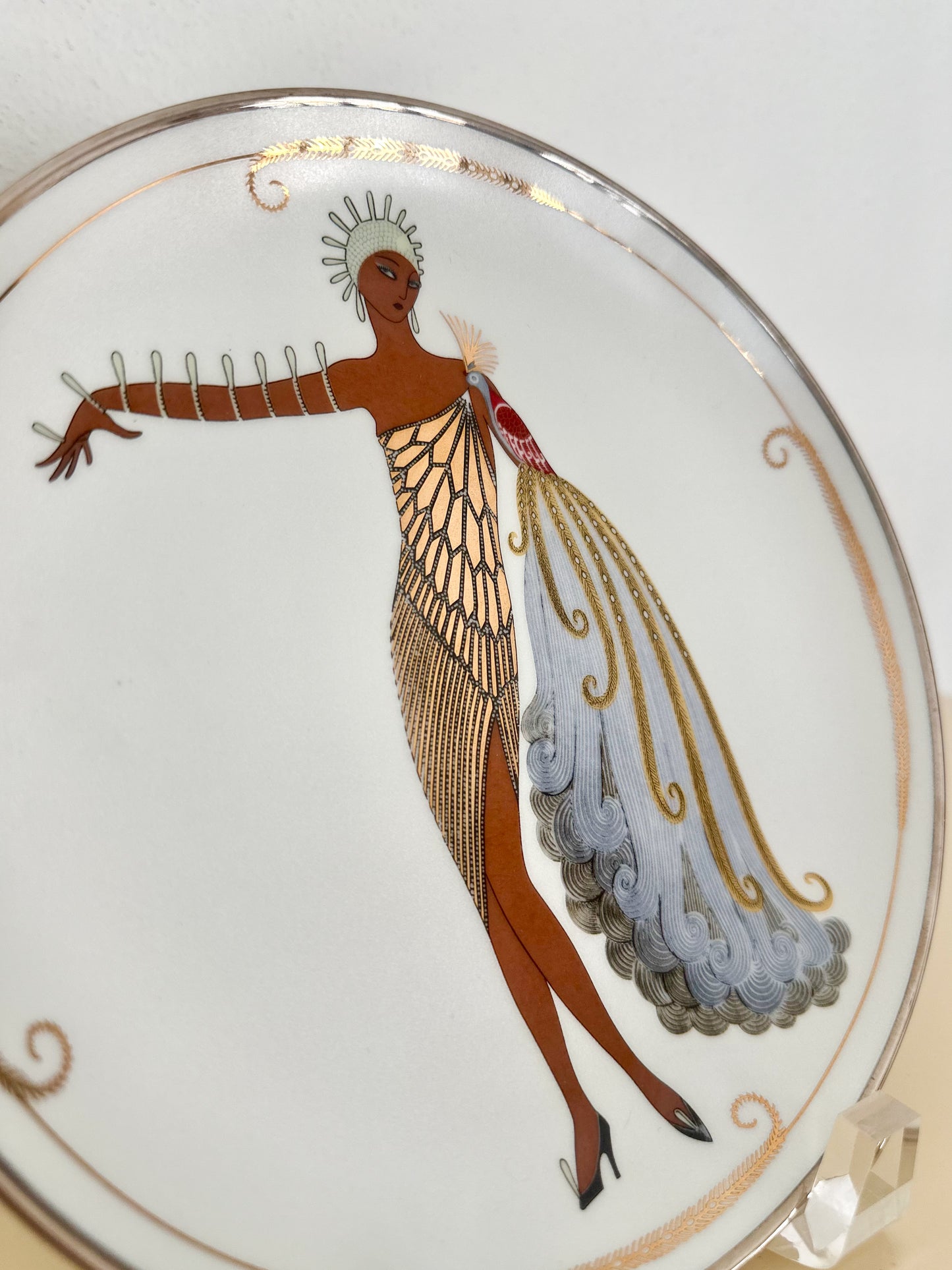1990s Diva II Decorative Plate by House of Ertè
