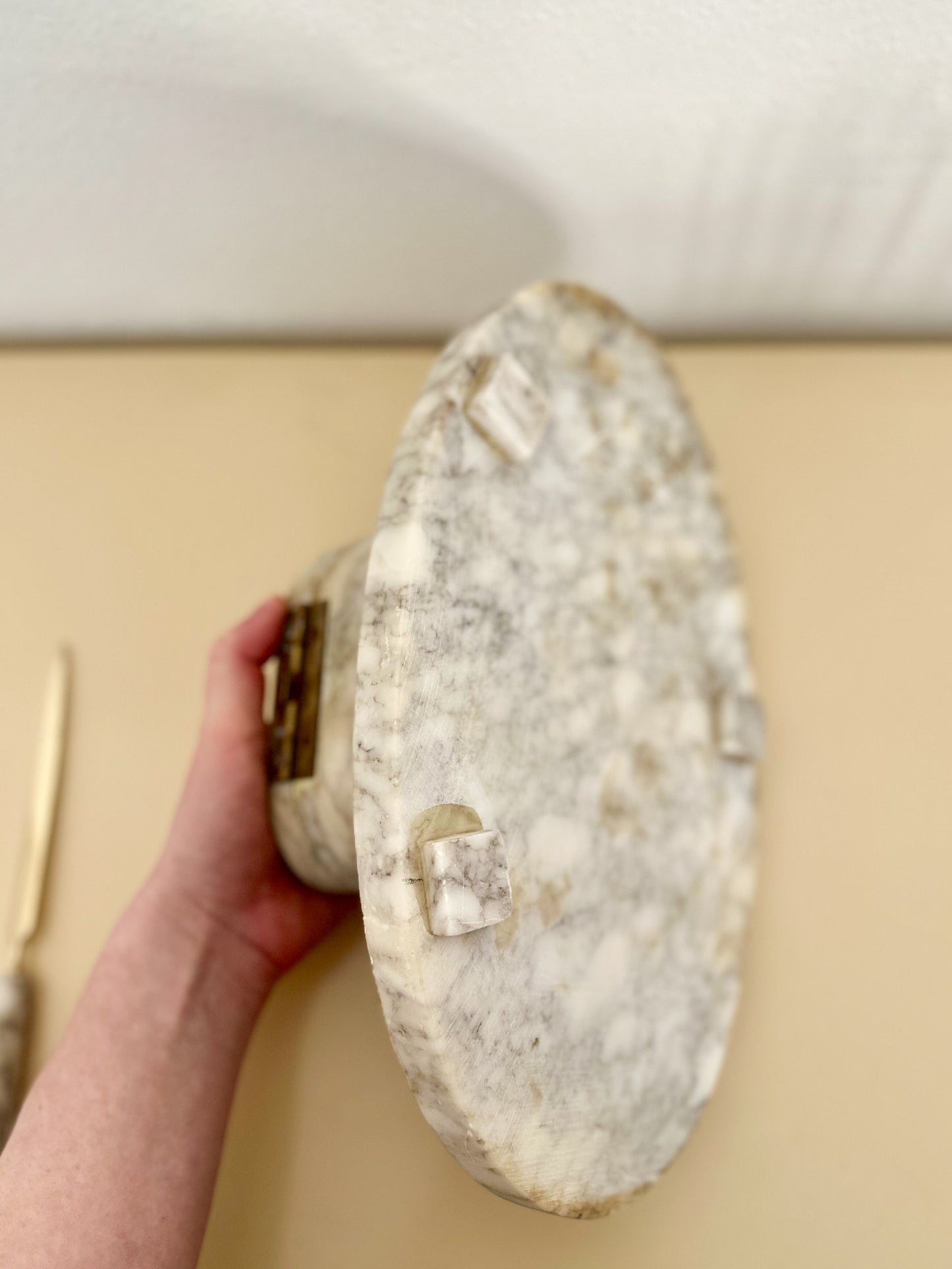 Vintage Marble Desk Accessory Set