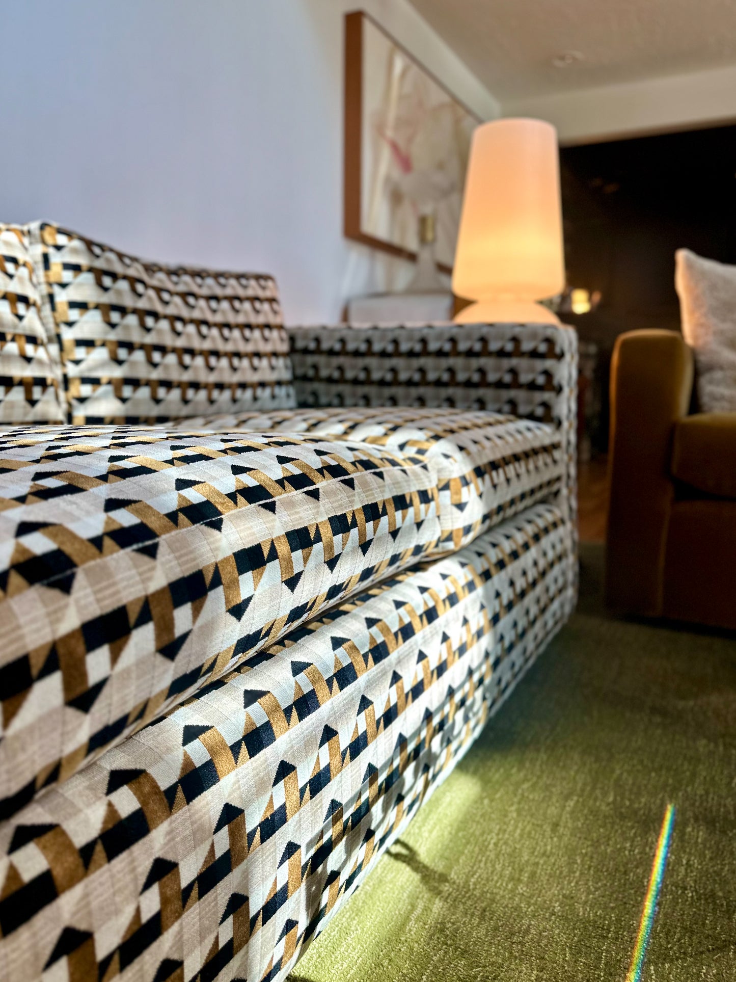 1970s Milo Baughman for Thayer Coggin Loveseat in New Kirkby Piccadilly