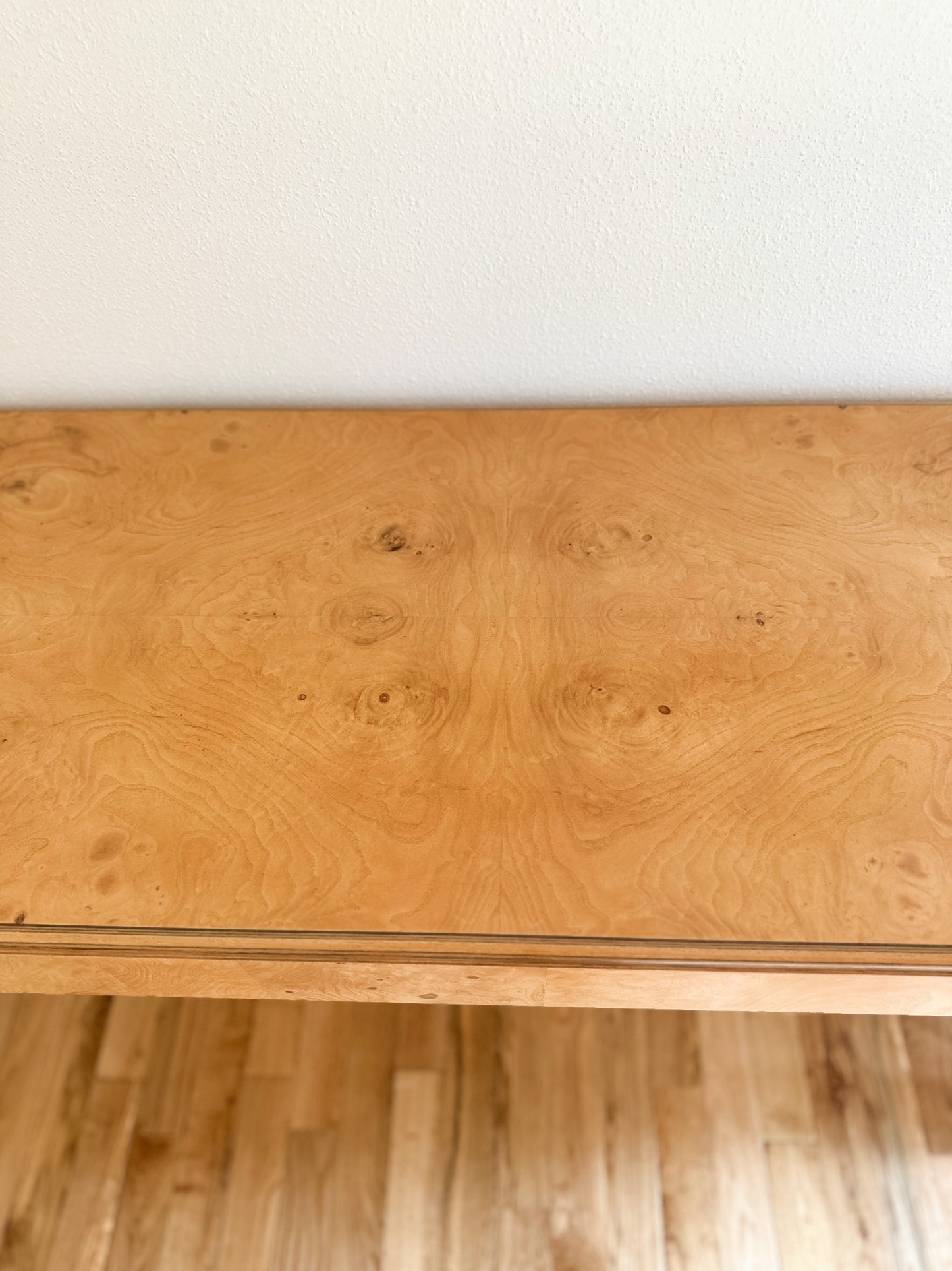 1980s Henredon 'Scene Two' Burlwood Console