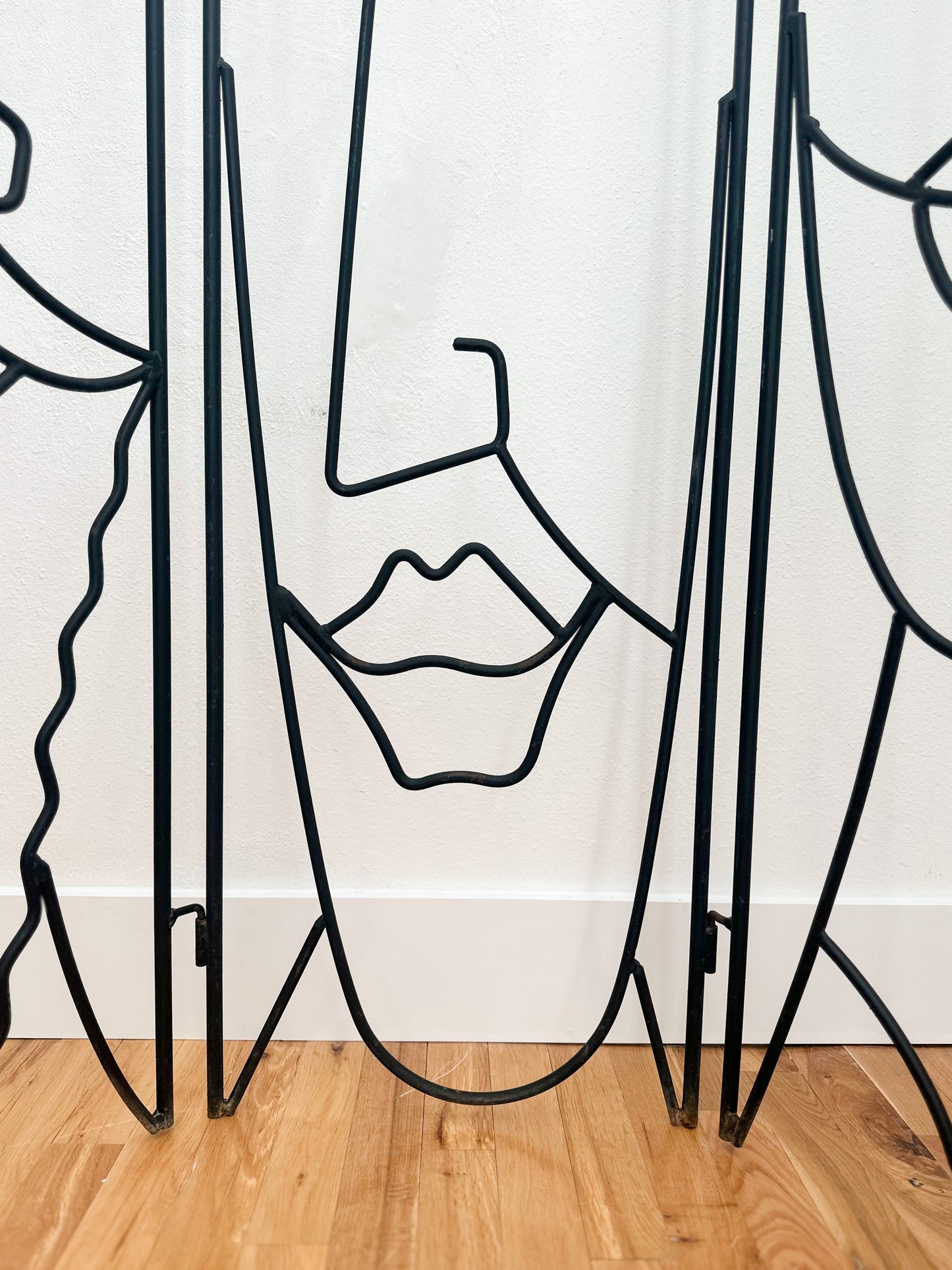 1970s Whimsical Sculptural Room Divider Screen in the Style of John Risley