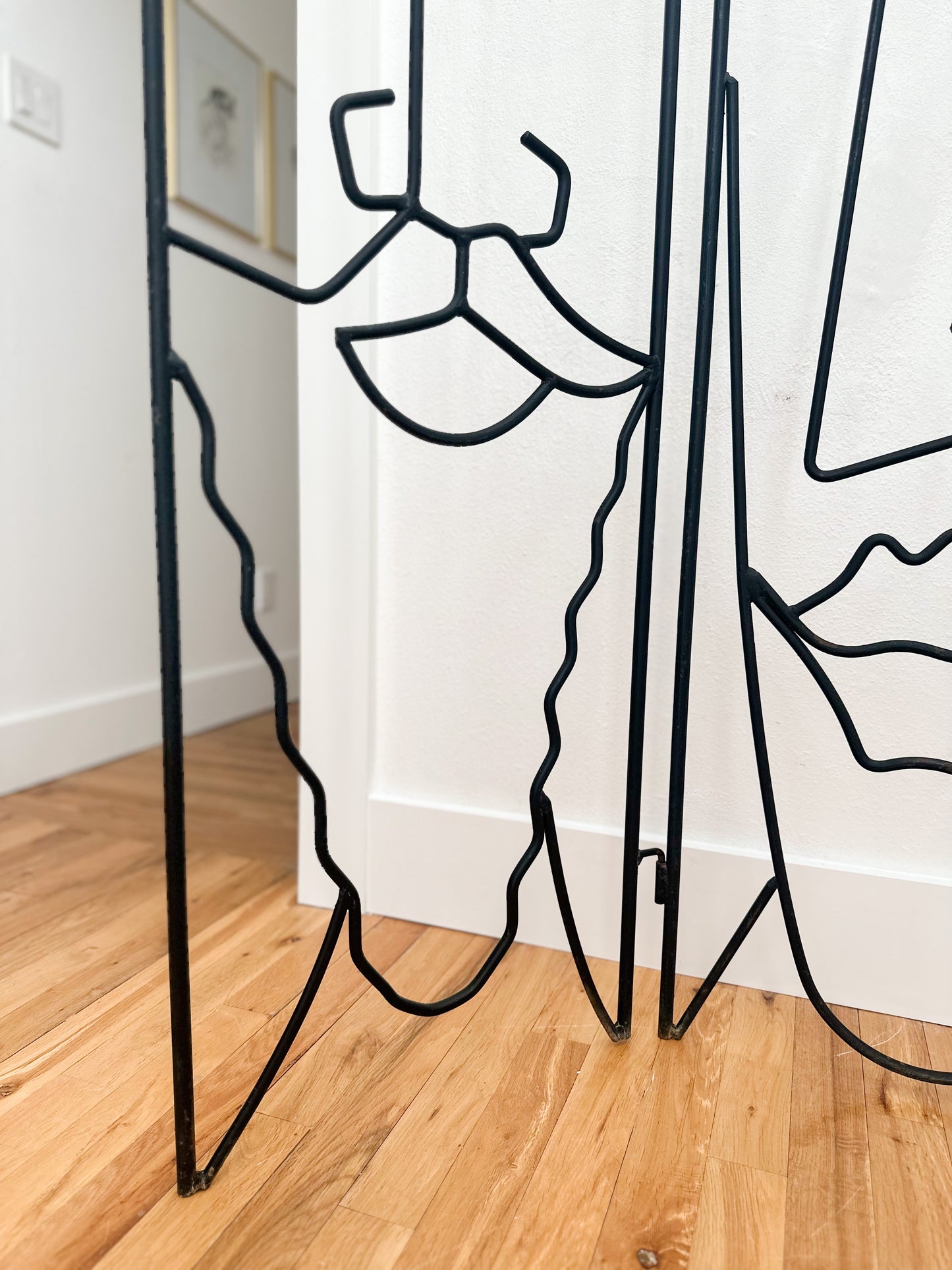 1970s Whimsical Sculptural Room Divider Screen in the Style of John Risley