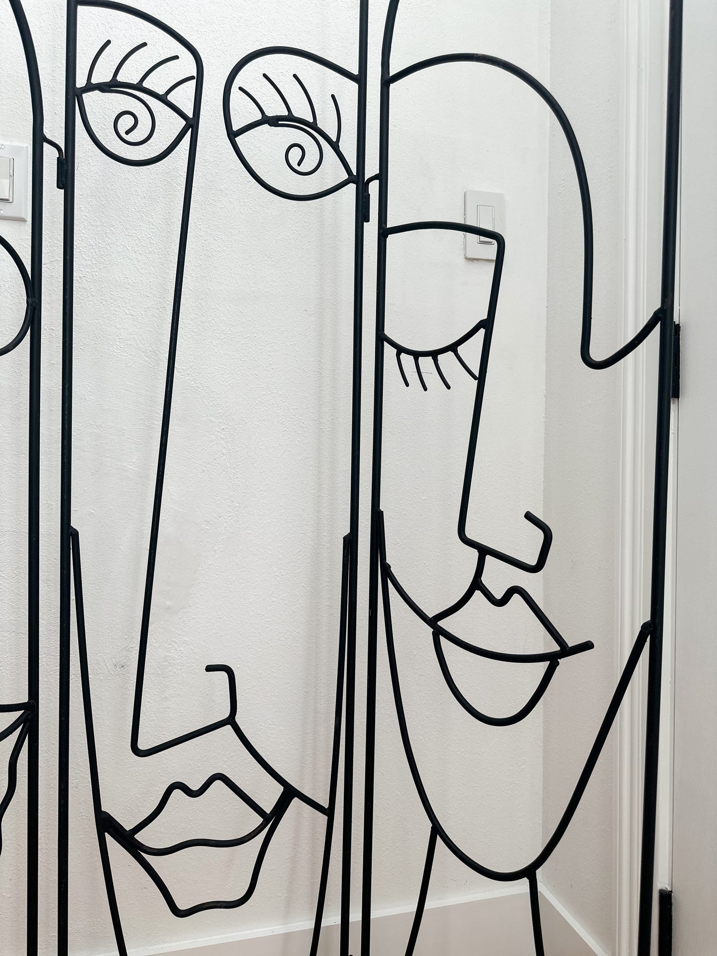 1970s Whimsical Sculptural Room Divider Screen in the Style of John Risley