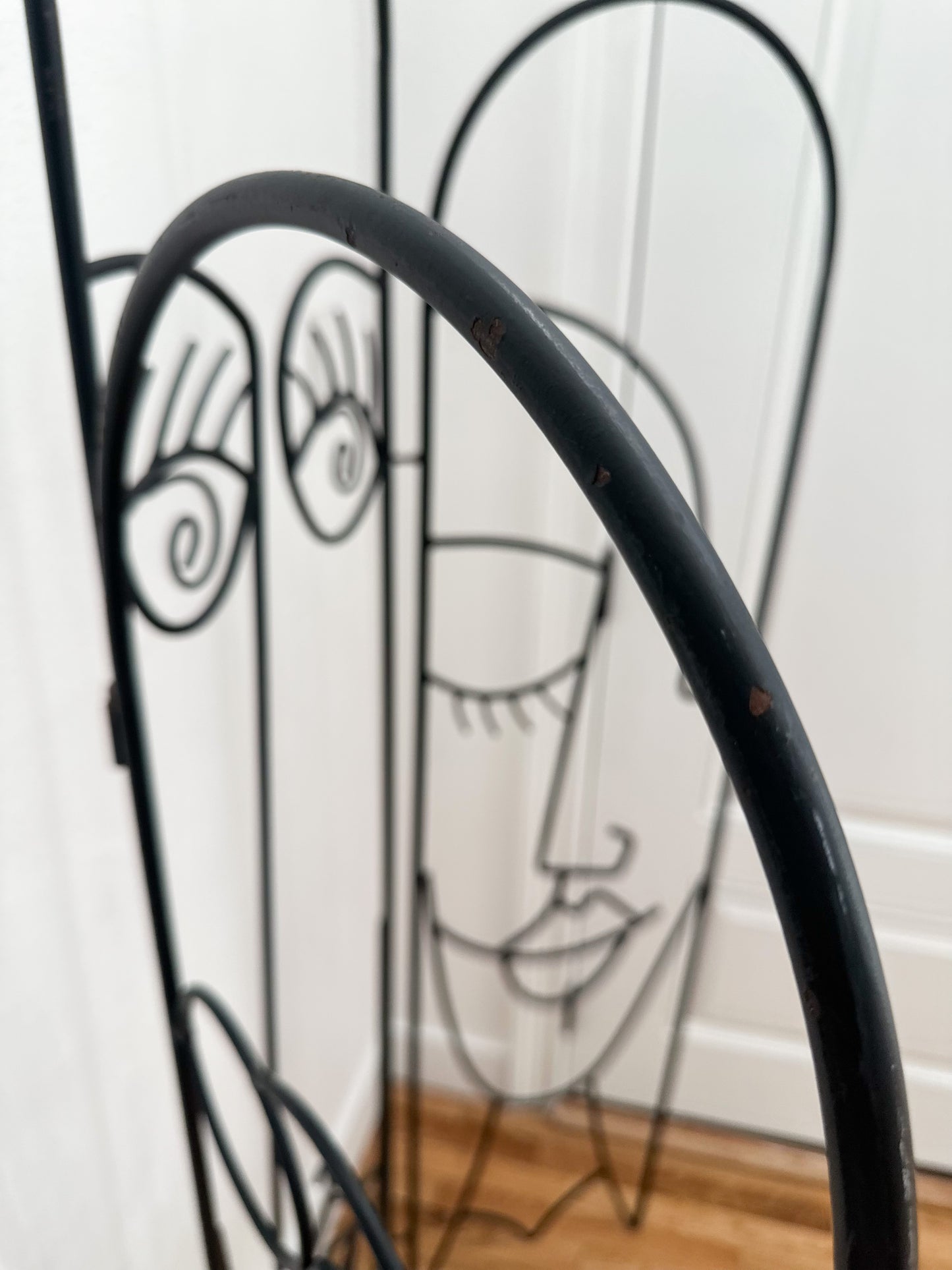 1970s Whimsical Sculptural Room Divider Screen in the Style of John Risley