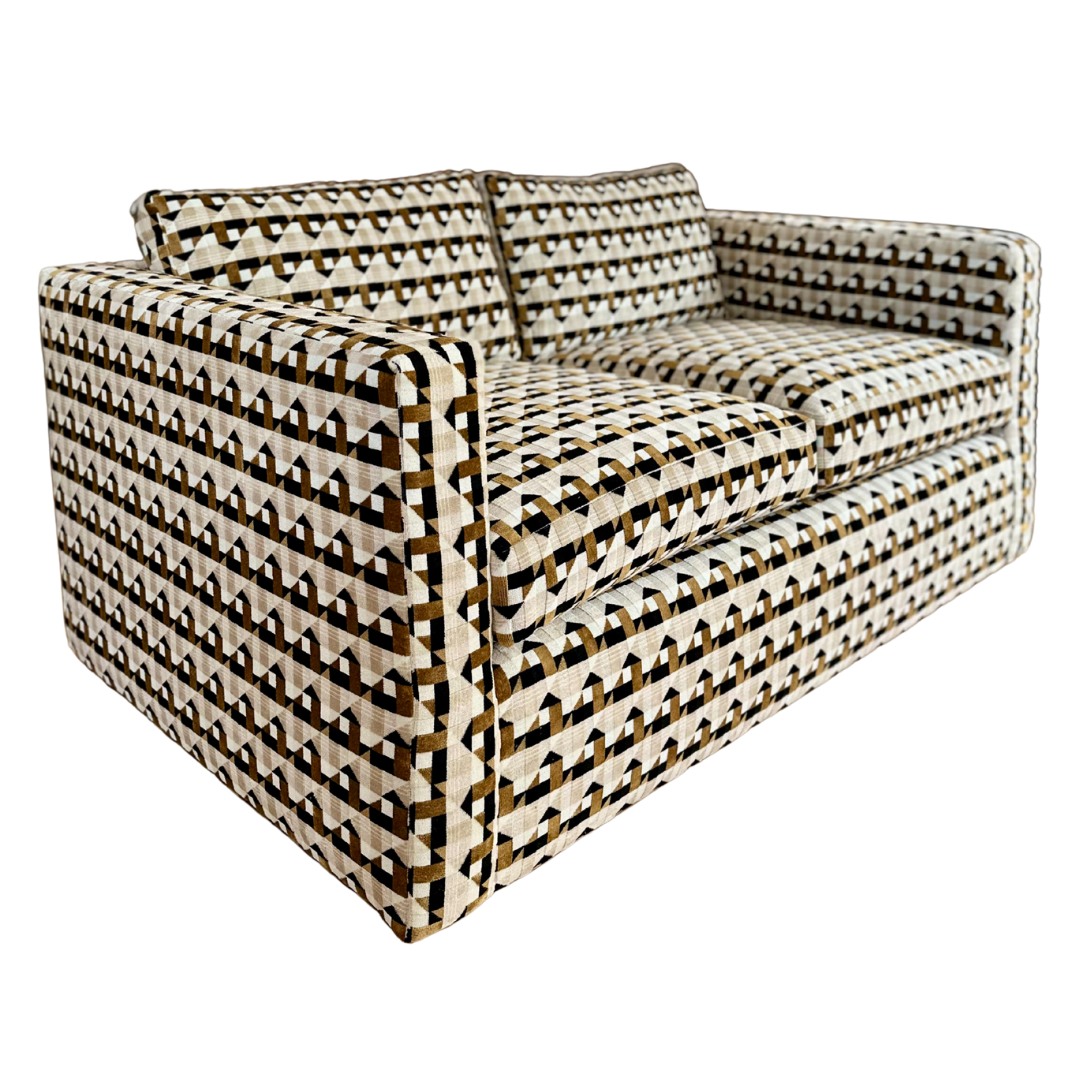 1970s Milo Baughman for Thayer Coggin Loveseat in New Kirkby Piccadilly