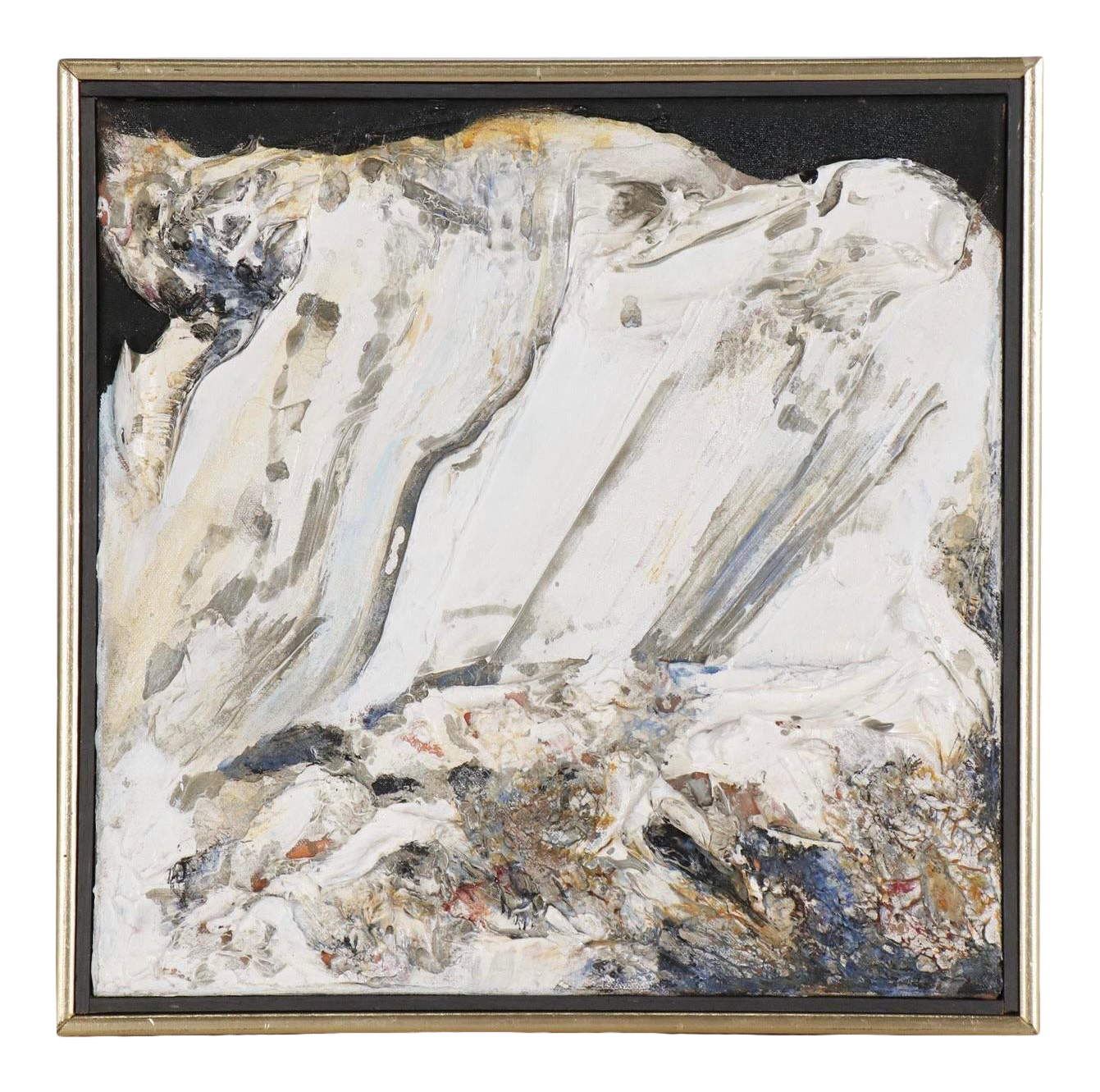 1995 “Leadville 35” Contemporary Abstract Oil Painting, Framed