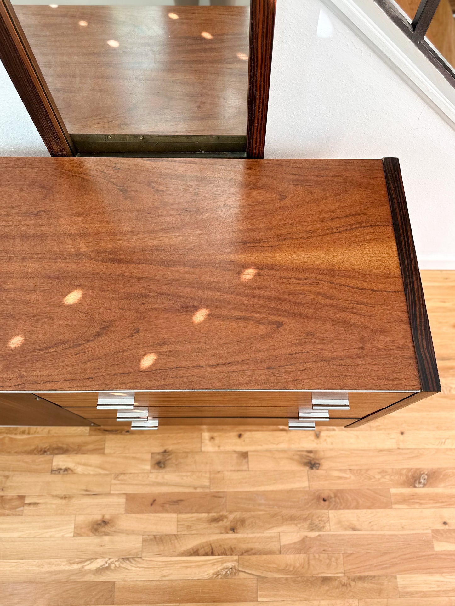 1960’s Rosewood, Lucite and Chrome Dresser From Modernage Furniture Company