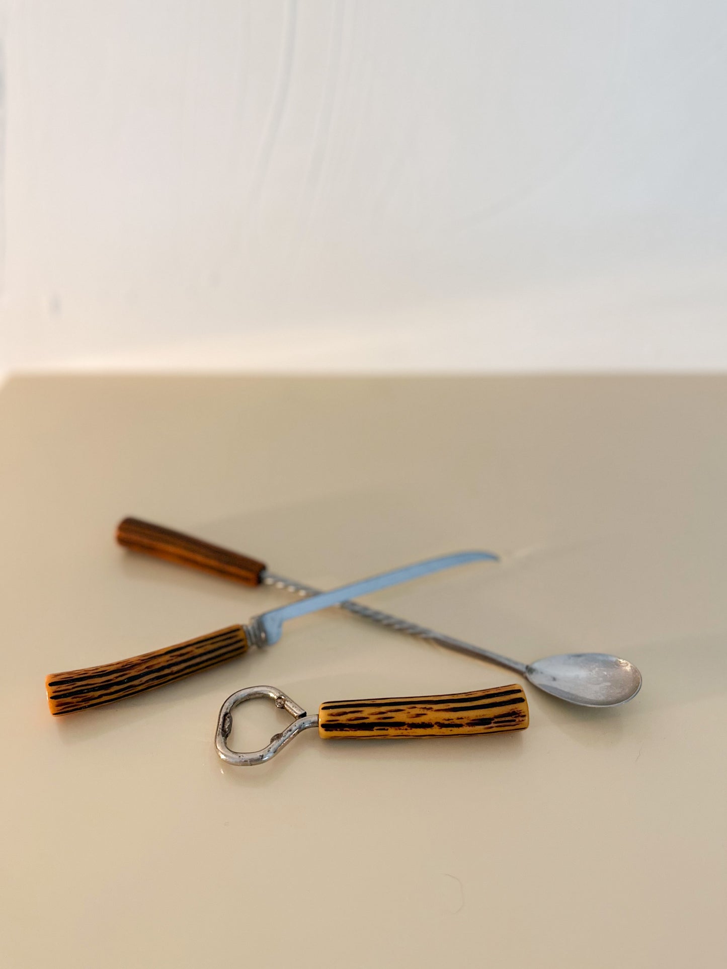 3-Piece MCM Tiki Bar Tool Set