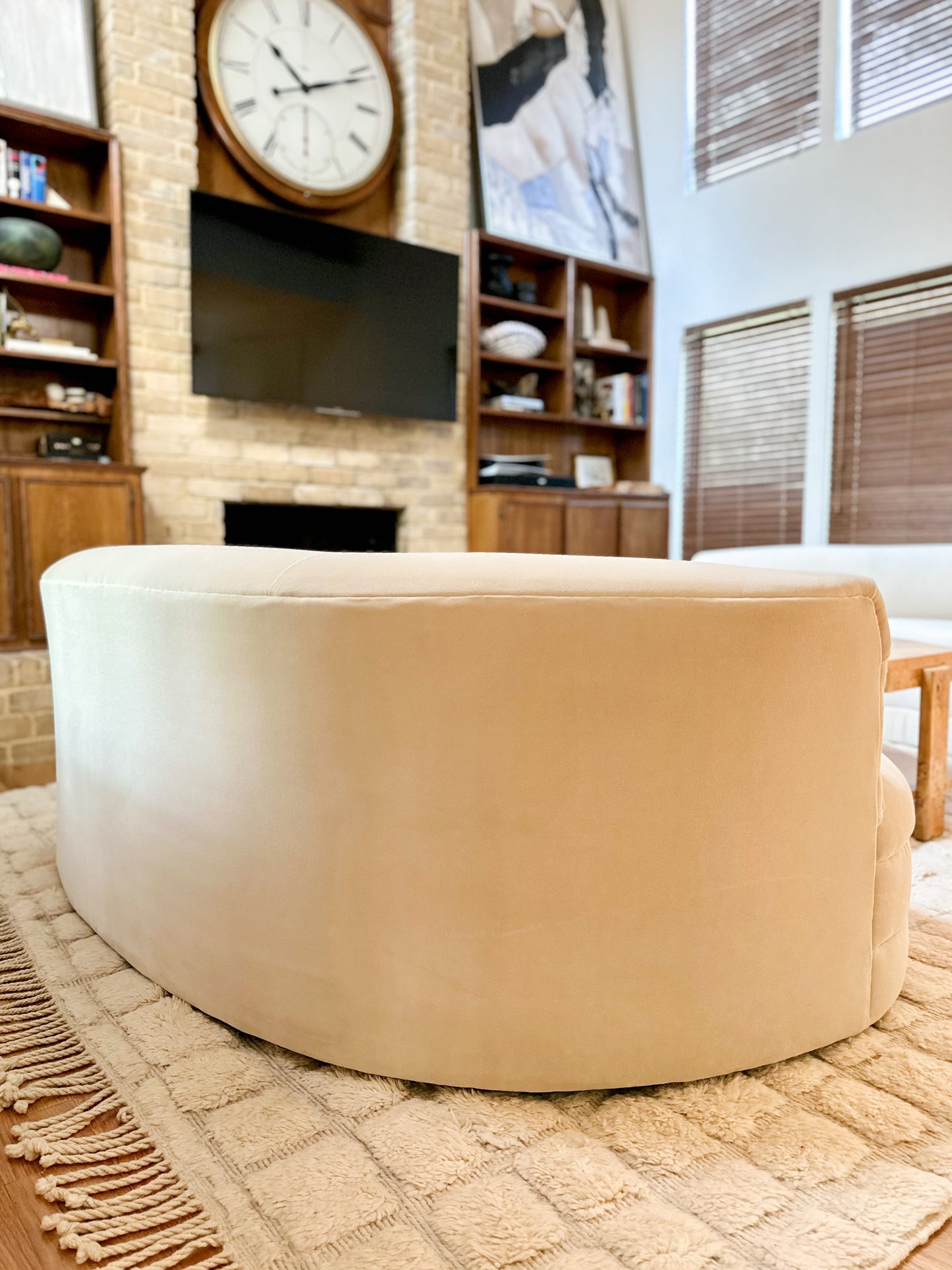 1980s Weiman Kidney-Shaped Sofa - 2 available