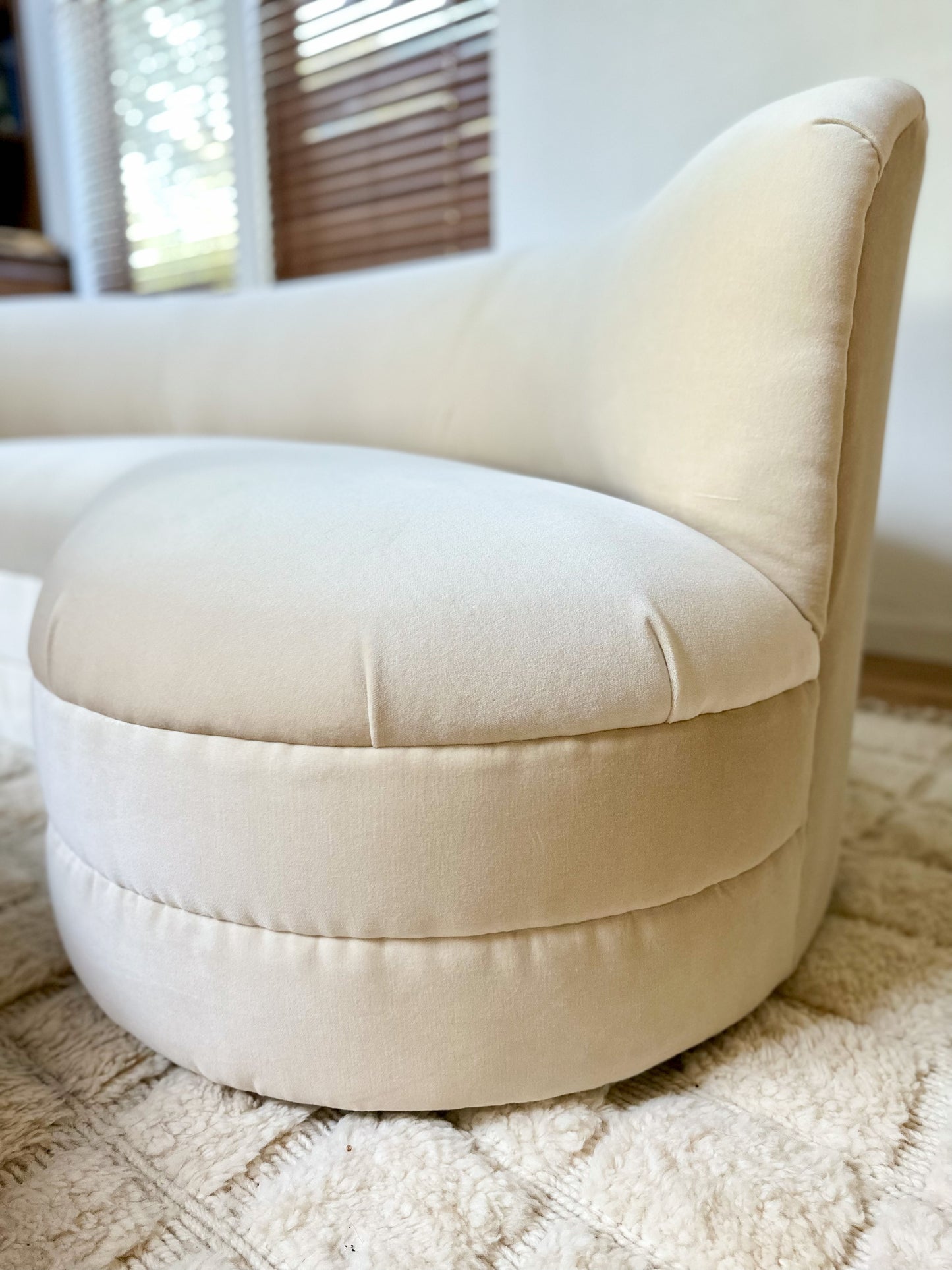1980s Weiman Kidney-Shaped Sofa - 2 available