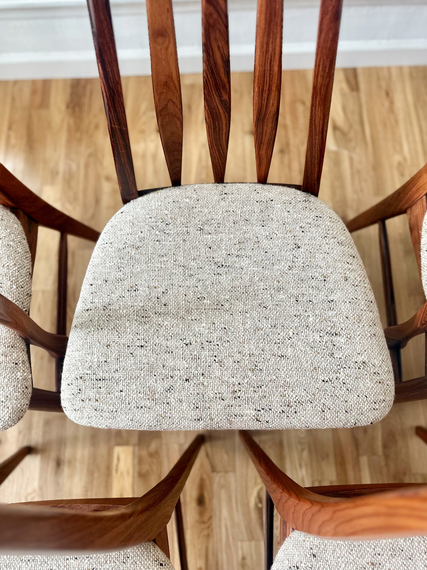 1960s Niels Koefoed Rosewood 'Eva' Dining Chairs - set of 6