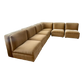 1980s Modular Sectional in New Camel Velvet, 6 Pieces