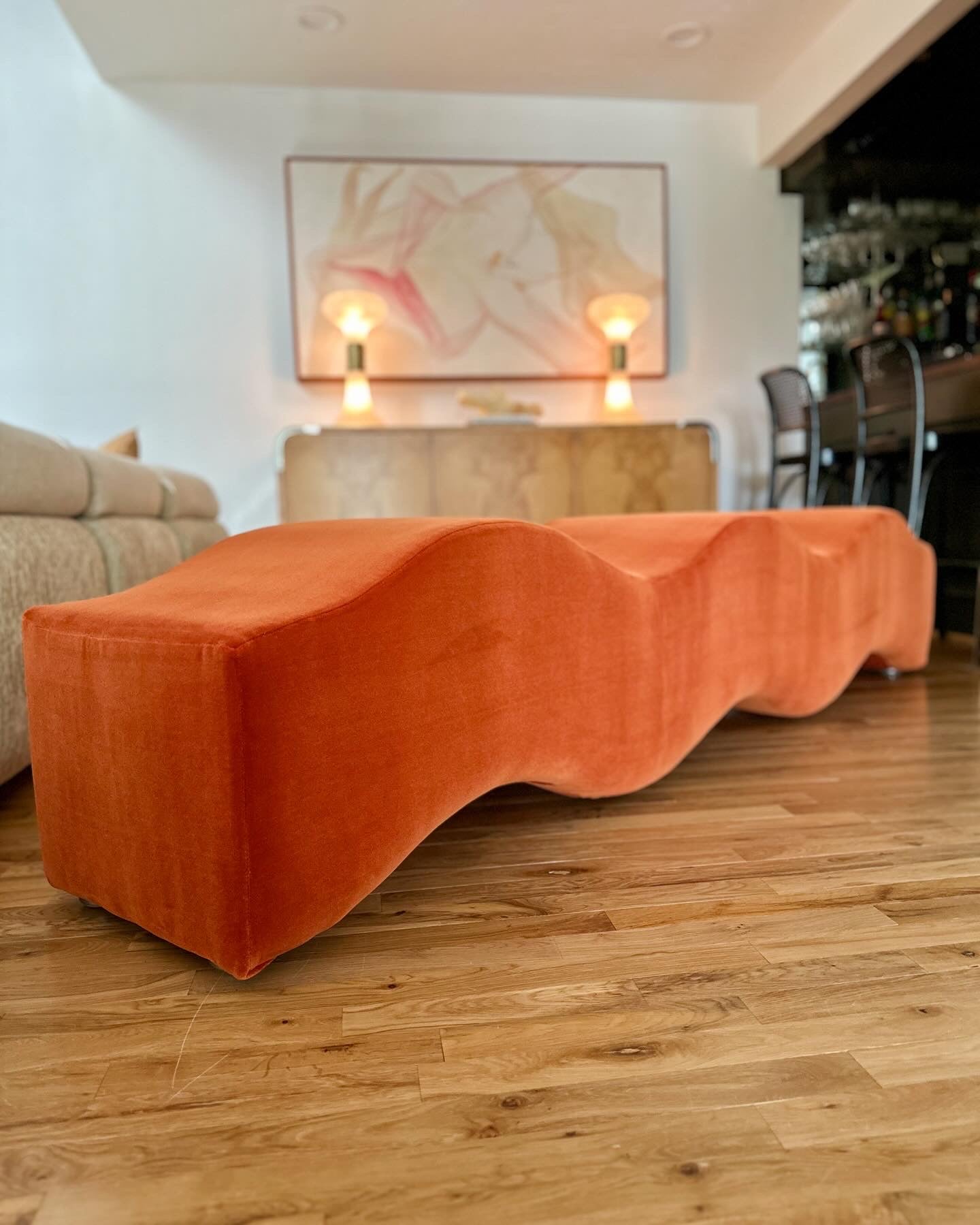 1990s Ripple Bench by Laurinda Spear for Brayton International