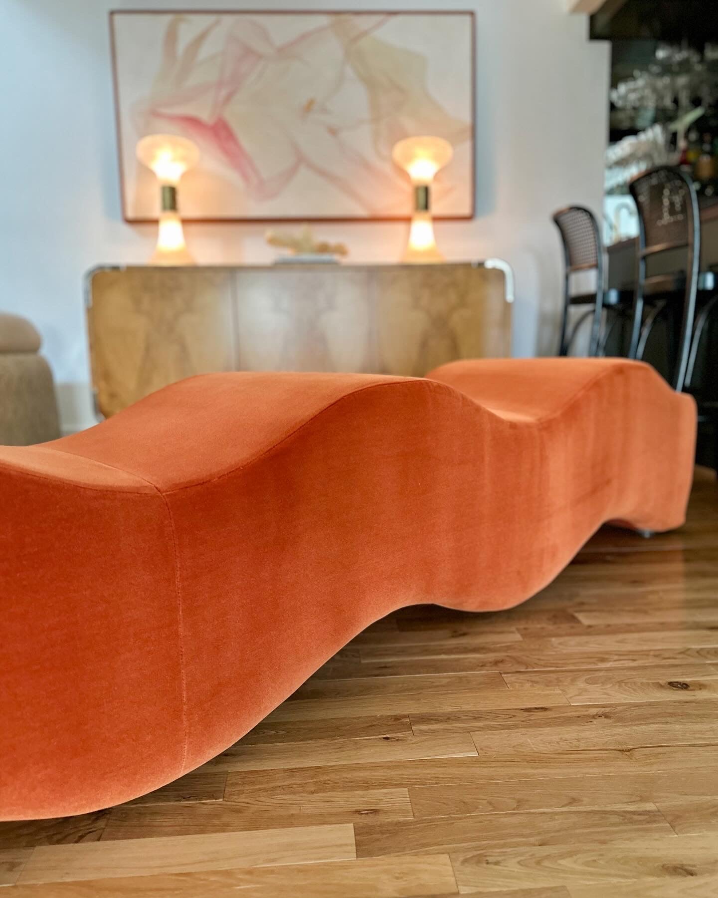 1990s Ripple Bench by Laurinda Spear for Brayton International