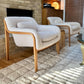 1981 Knoll Lounge Chairs by Bill Stephens - a pair