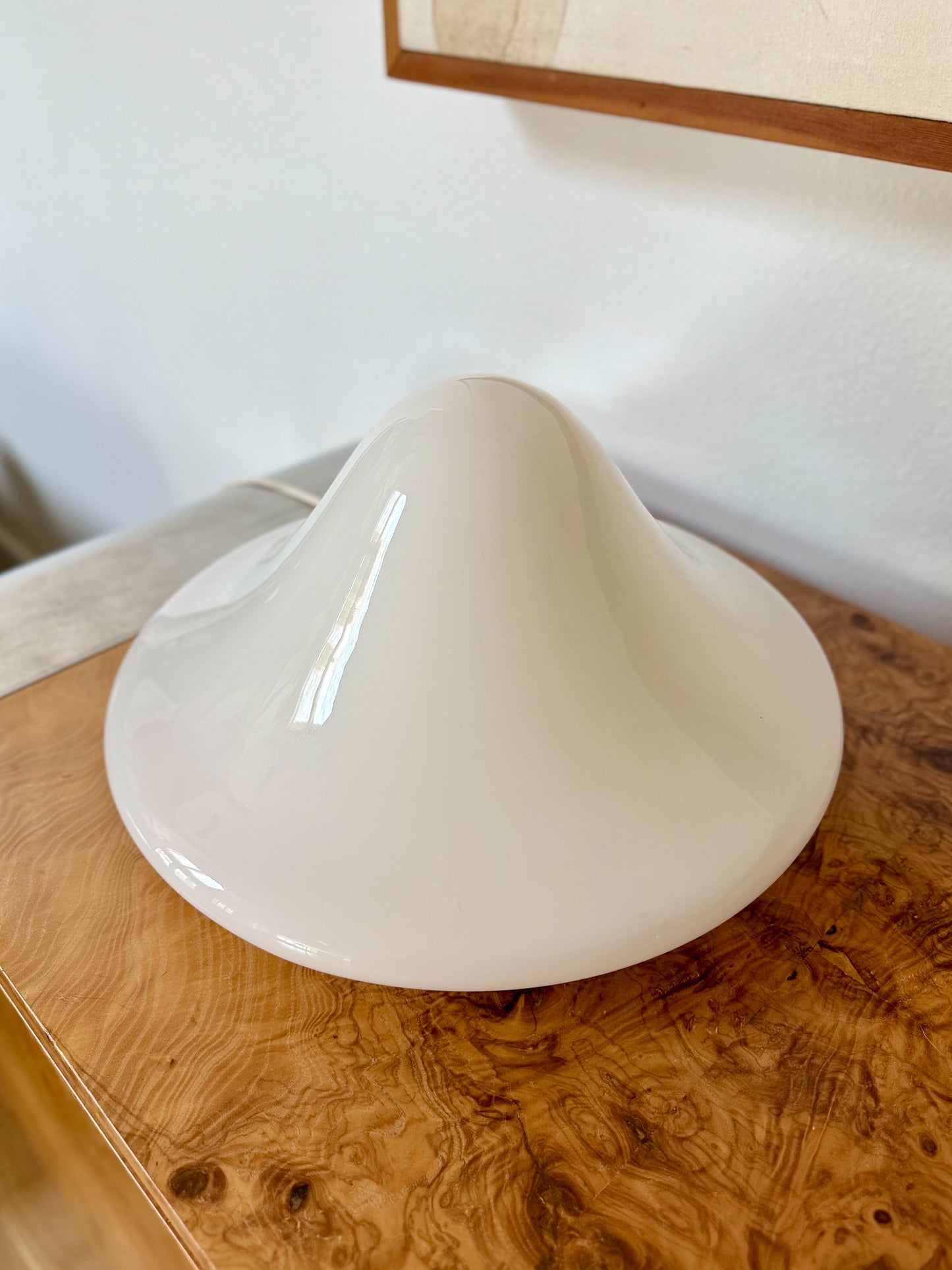 1970s Murano Style Glass Table Lamp