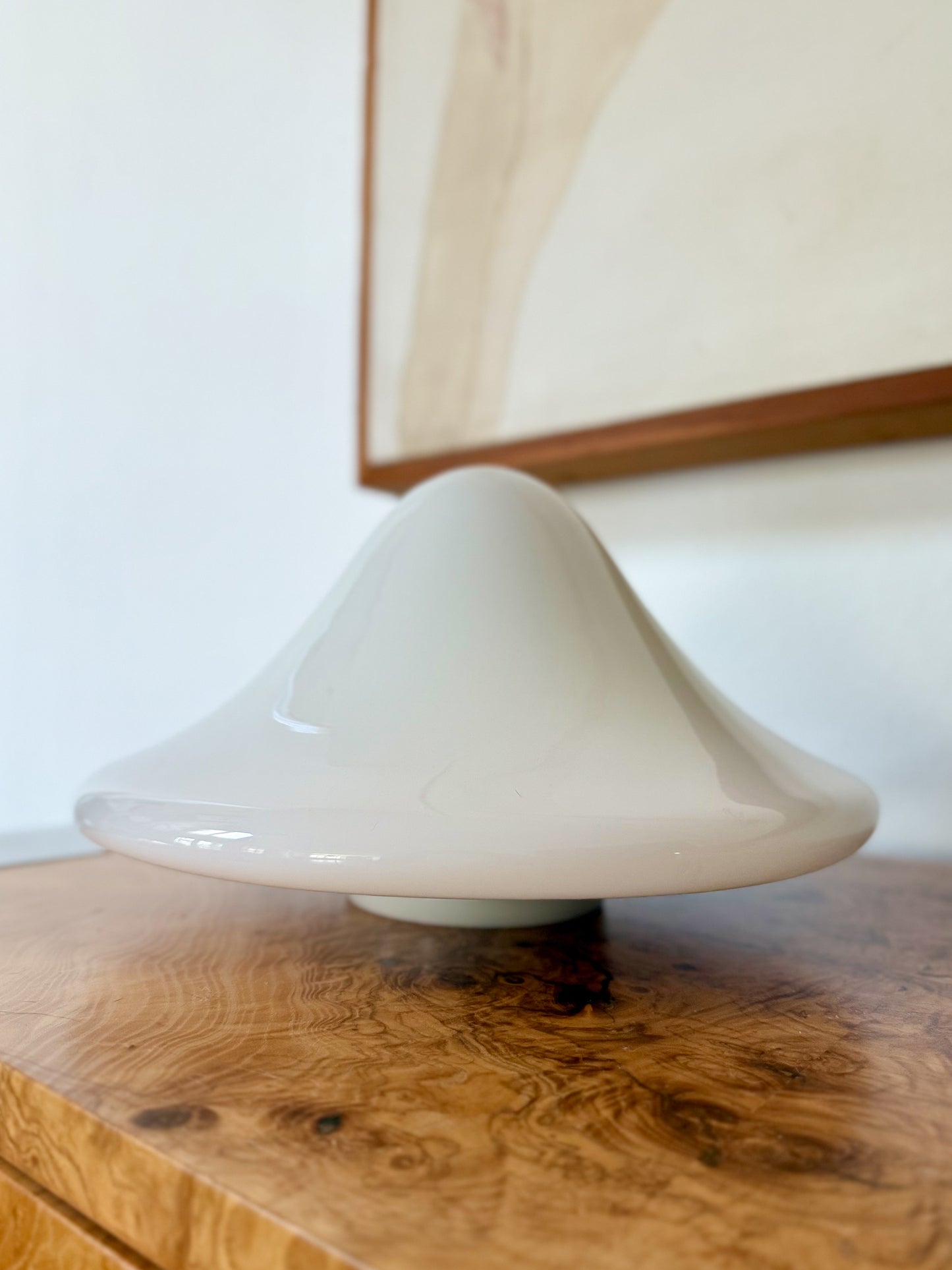 1970s Murano Style Glass Table Lamp