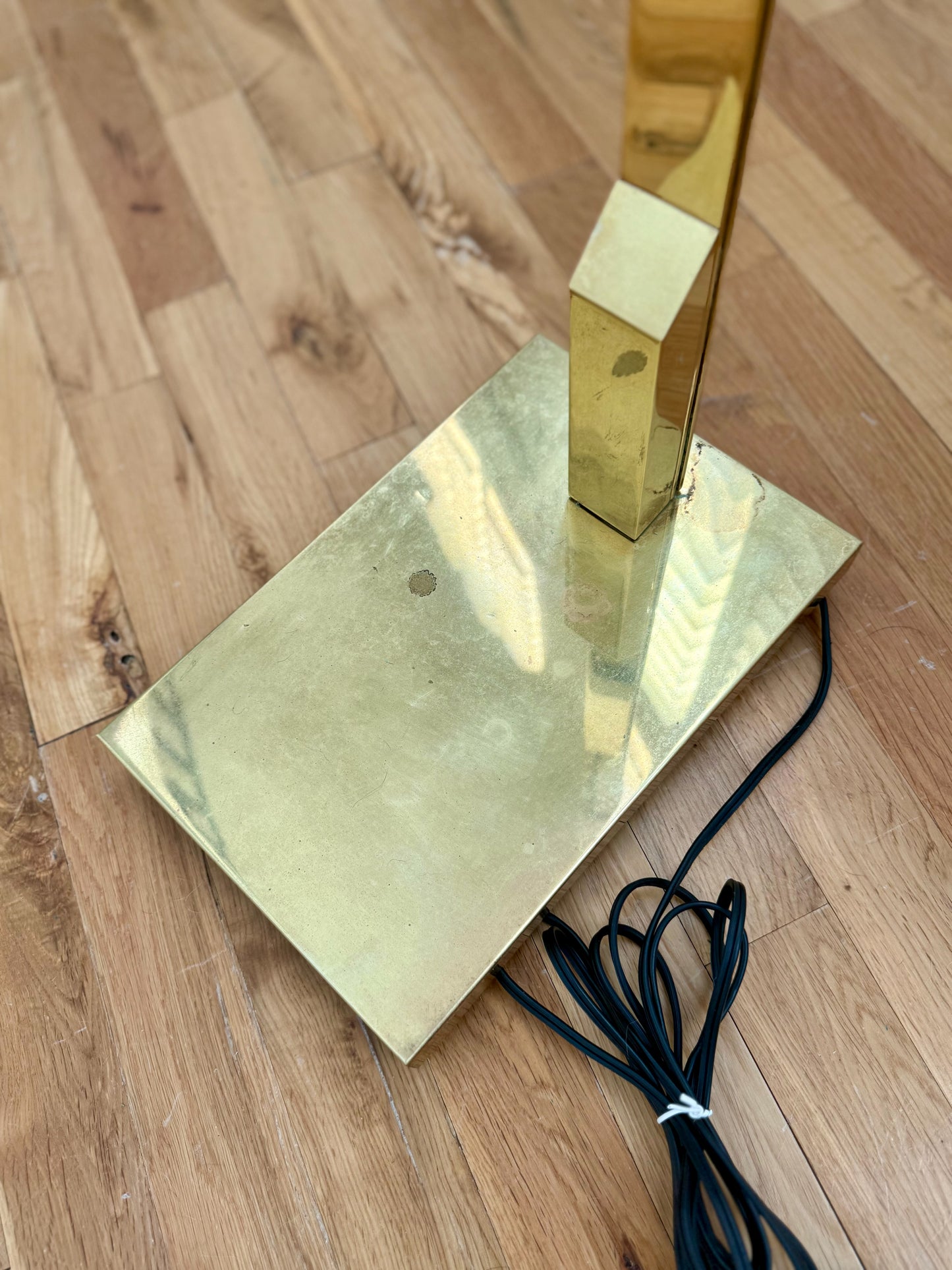 1970s Casella Flat Bar Articulating Floor Lamp
