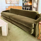 1960s 9ft Olive Mid-Century Modern Sofa