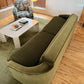 1960s 9ft Olive Mid-Century Modern Sofa