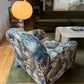 1980s Reupholstered Art Deco Style Club Chairs - a pair