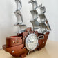 1960s Ship Clock and Night Light by United Clock Corp