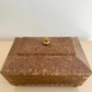 1980s Maitland Smith Resin Box with Brass Details