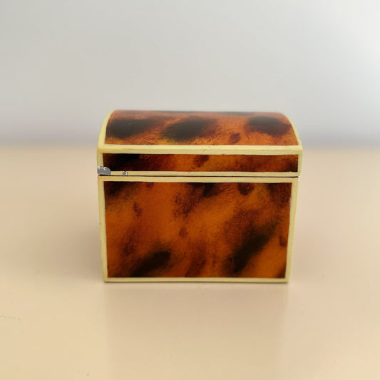 1980s Maitland Smith Hand Painted Trinket Box