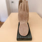 1980s Composite Hand Sculptures / Bookends