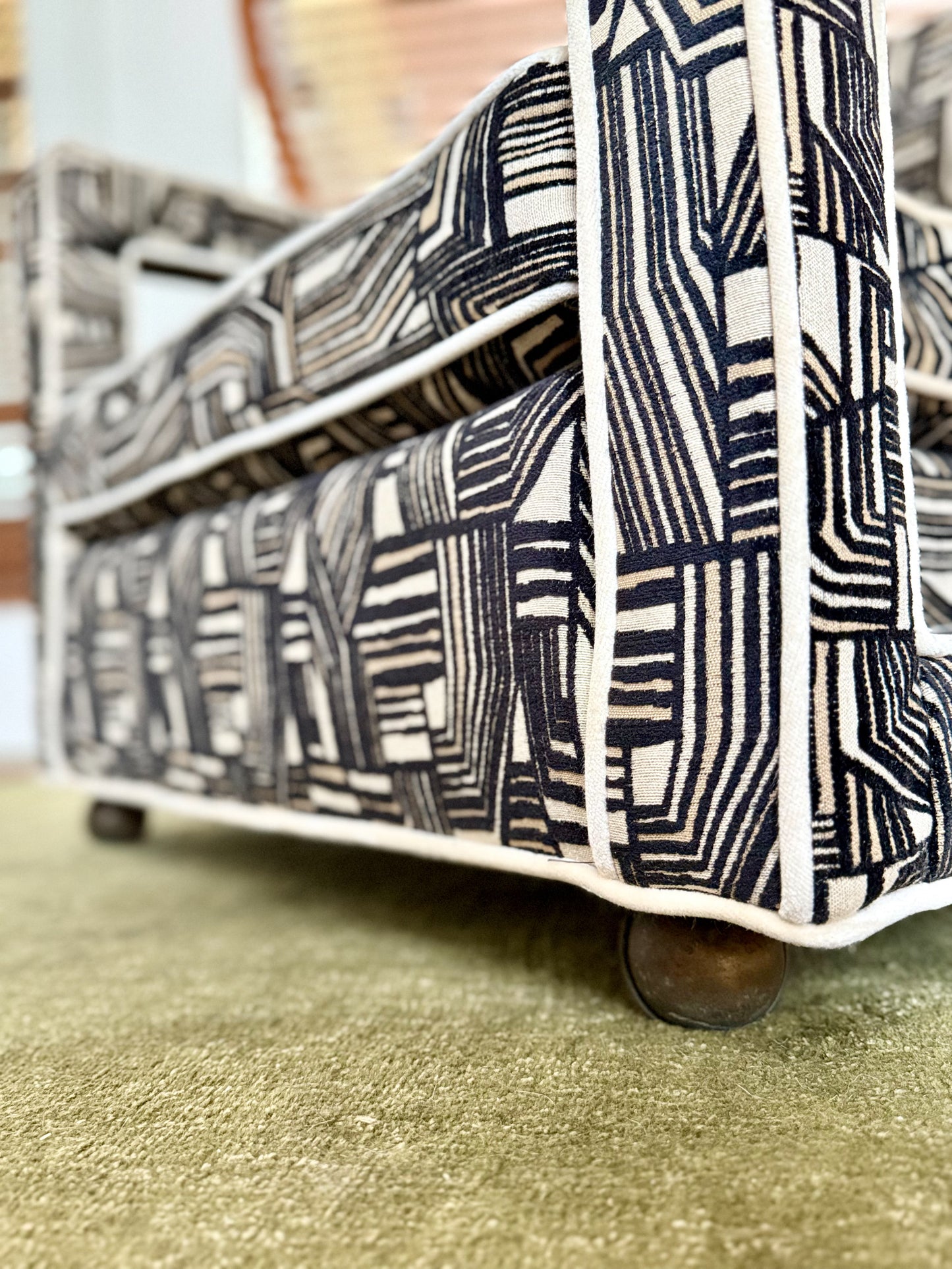 1970s Uncommon Cube Lounge Chair by Bernhardt Flair