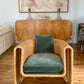 1970s Sculptural Wicker Lounge Chair by Founders