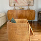 1970s Sculptural Wicker Lounge Chair by Founders