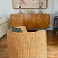 1970s Sculptural Wicker Lounge Chair by Founders