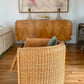 1970s Sculptural Wicker Lounge Chair by Founders
