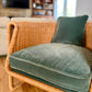 1970s Sculptural Wicker Lounge Chair by Founders