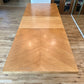 1970s Oak Herringbone Dining Table by Thayer Coggin