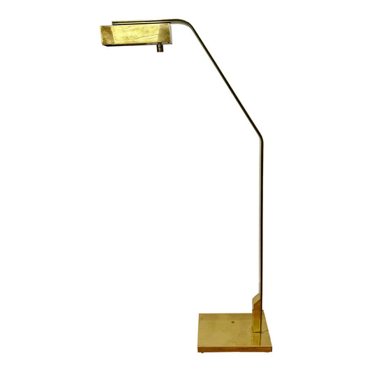 1970s Casella Flat Bar Articulating Floor Lamp