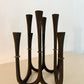 1960s MCM Danish Dansk Iron Candelabra