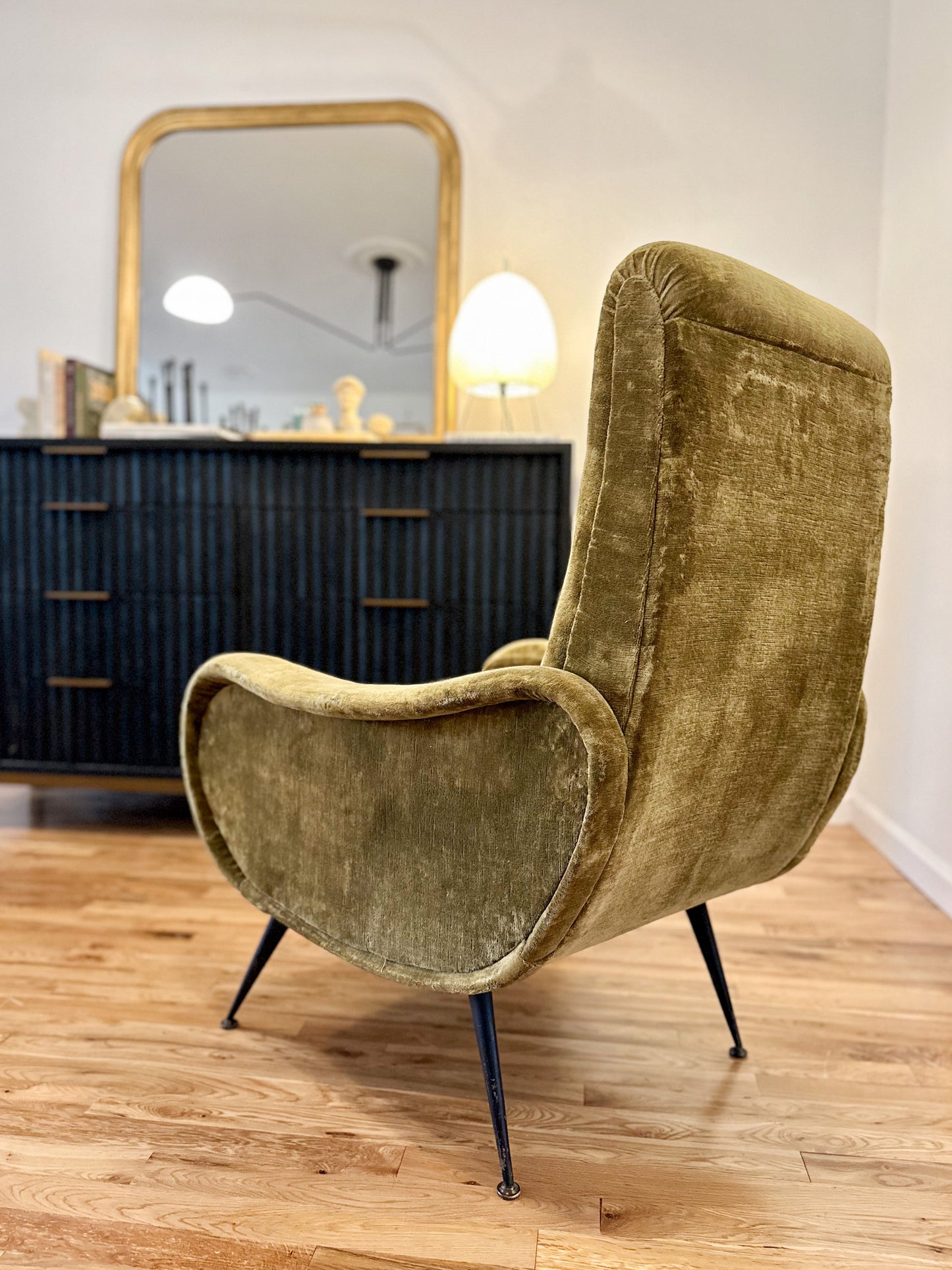 1950s Italian Marco Zanuso 'Lady Chair'