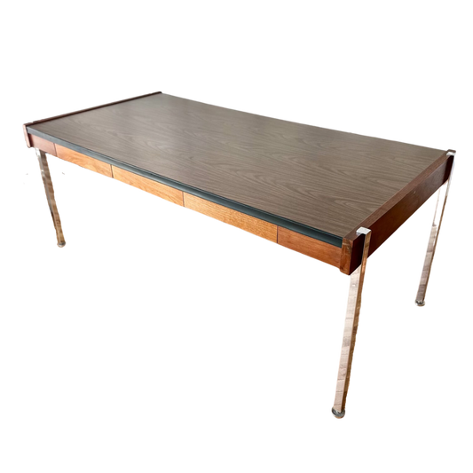 1960s Midcentury Modern Executive Desk