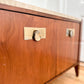 1960s MCM Travertine Top Storage Cabinet