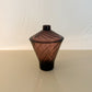 Purple Swirled Glass Candy Dish