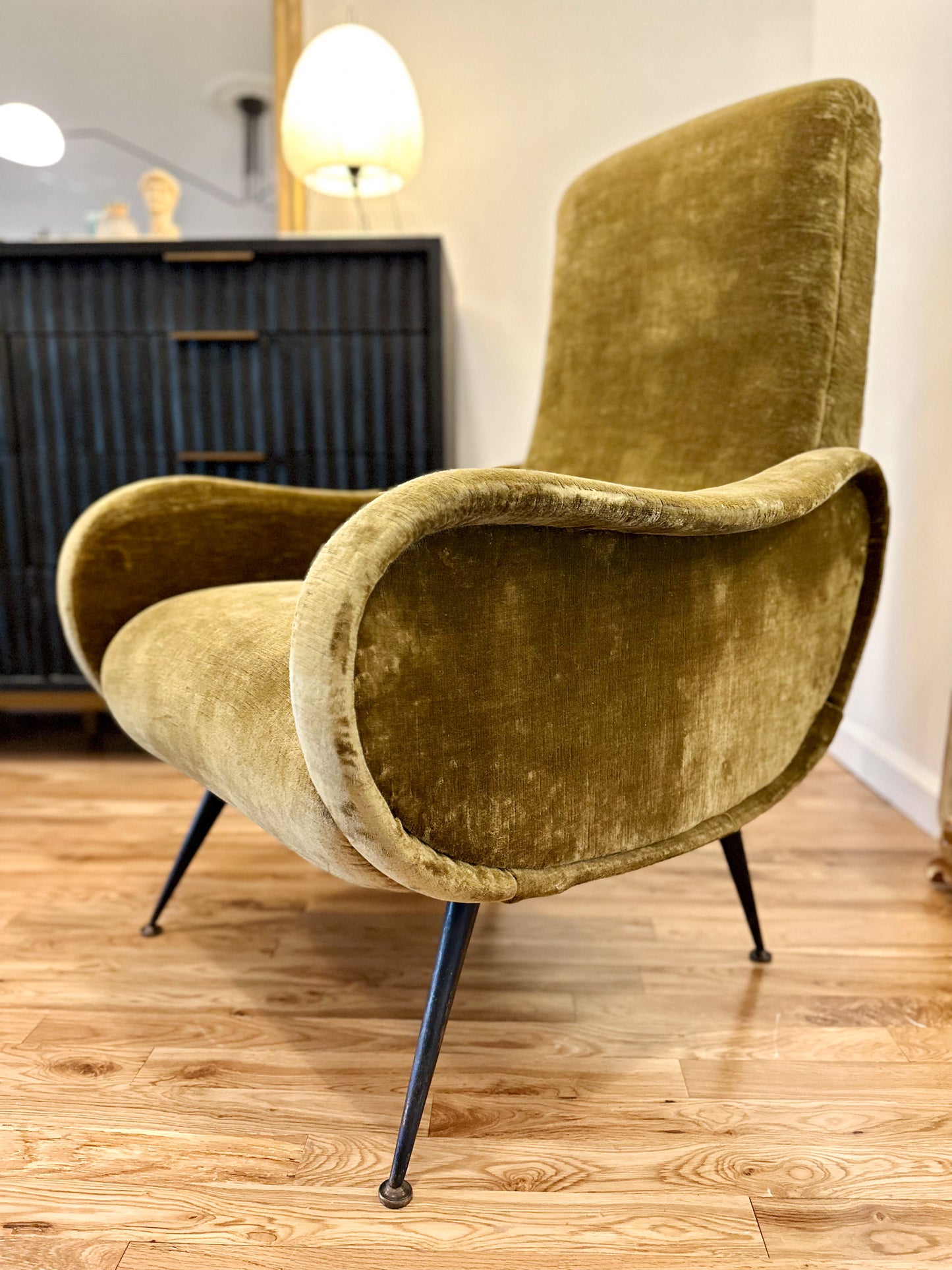 1950s Italian Marco Zanuso 'Lady Chair'