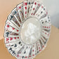 Handpainted Deck of Cards Ceramic Serving Platter