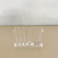 1970s Guzzini Lucite Desk Organizer