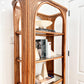 1970's Bent Bamboo étagère With Smoked Glass Shelves