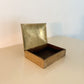 Textured Brass Trinket Box
