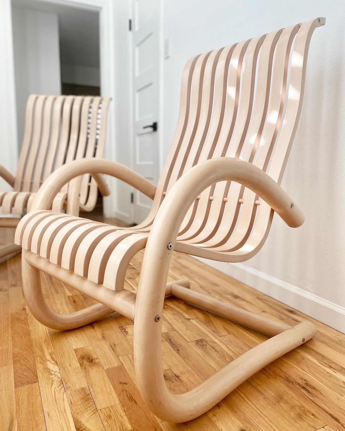 1970’s Scandinavian Slatted Bentwood Rocker